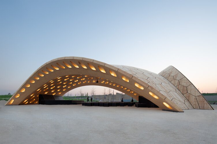 Buga Holzpavillon