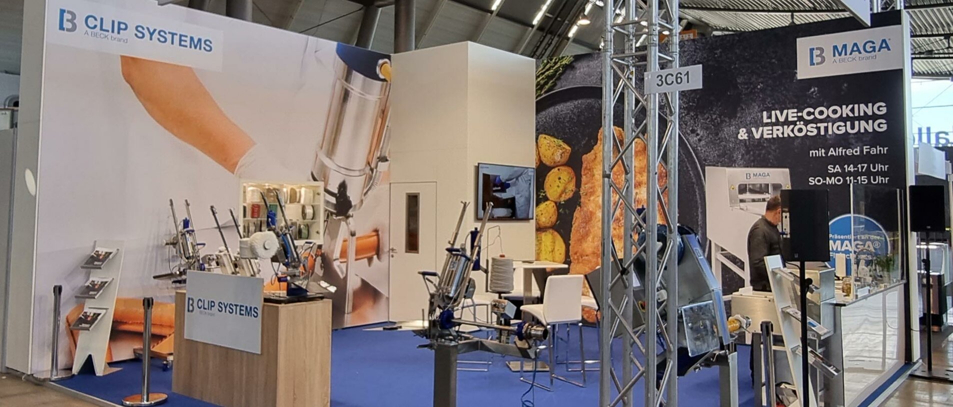 Beck Clip Systems booth on Süffa 2021